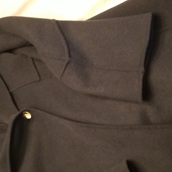 Laundry by Shelli Segal, Denim Blue Wool Blend Mini Coat, XS, $48 - Picture 7 of 13